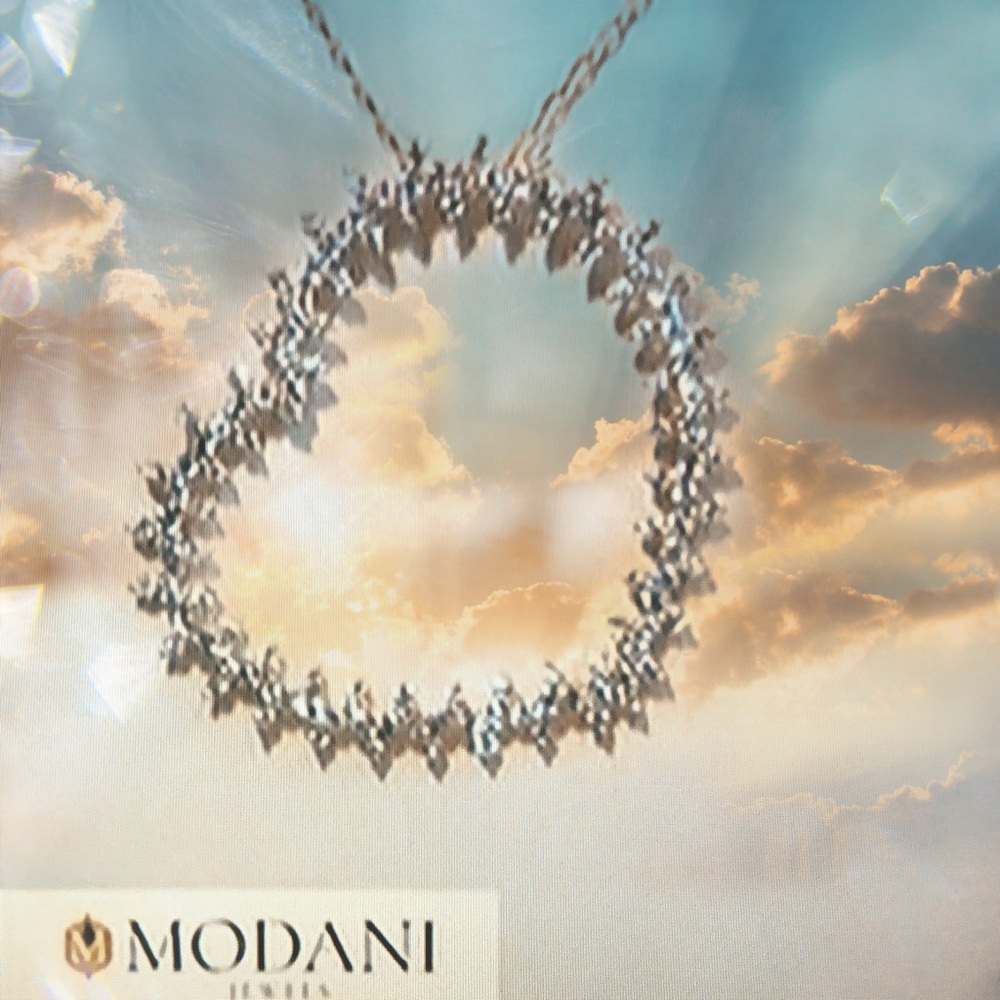 Modani Jewels Damond Heart Pendant NWT & display box 2.16 ctw, 14kt Yellow Gold